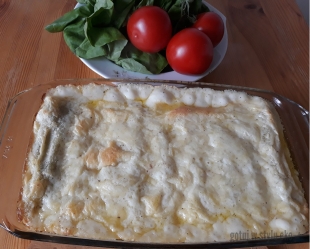 Cannelloni z szpinakowo-serowym farszem