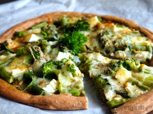 Pizza zielona fit