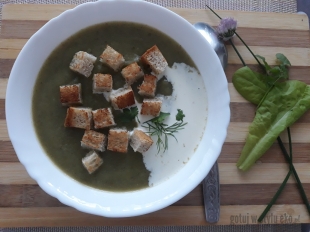kalafiorowo-szpinakowa zupa krem