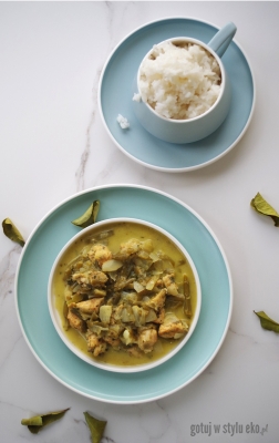 Zielone curry na mleczku kokosowym