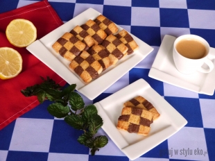 Ciasteczka szachownice 