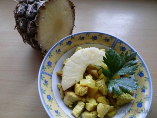 Indyk z ananasem