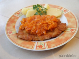 Filety z ryby w greckim sosie
