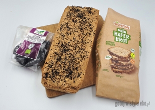 Bezglutenowy chleb owsiano-kukurydziany z mieszanki Biovegan 