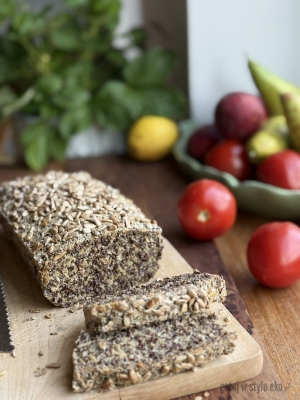 Chlebek keto bez nabiału i glutenu