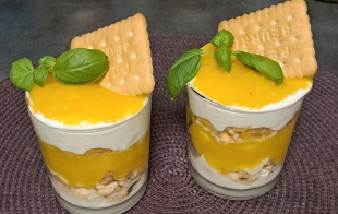 Jogurtowy deser z mango 