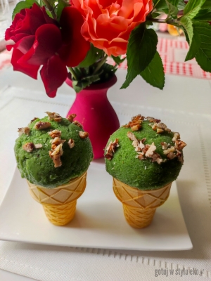 Zielony sorbet