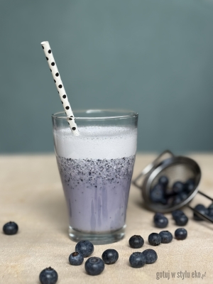 Borówkowy Shake po treningu 