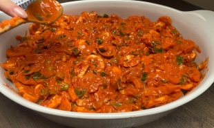 Polędwiczki z kurczaka w sosie warzywnym