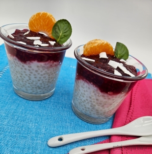 Pudding z tapioki na mleczku kokosowym