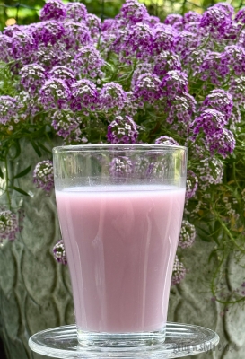 Ube latte zero waste 