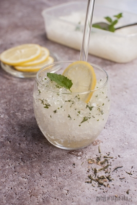 Granita z zielonej herbaty 